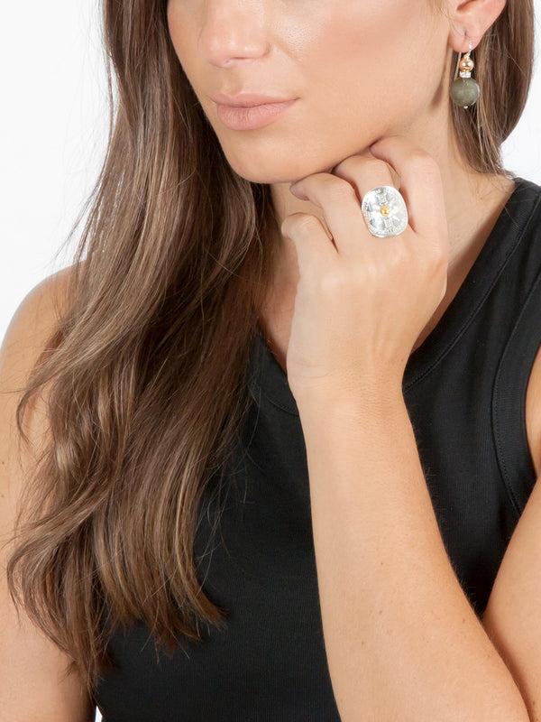 Fiorina PNG Bent Coin Ring