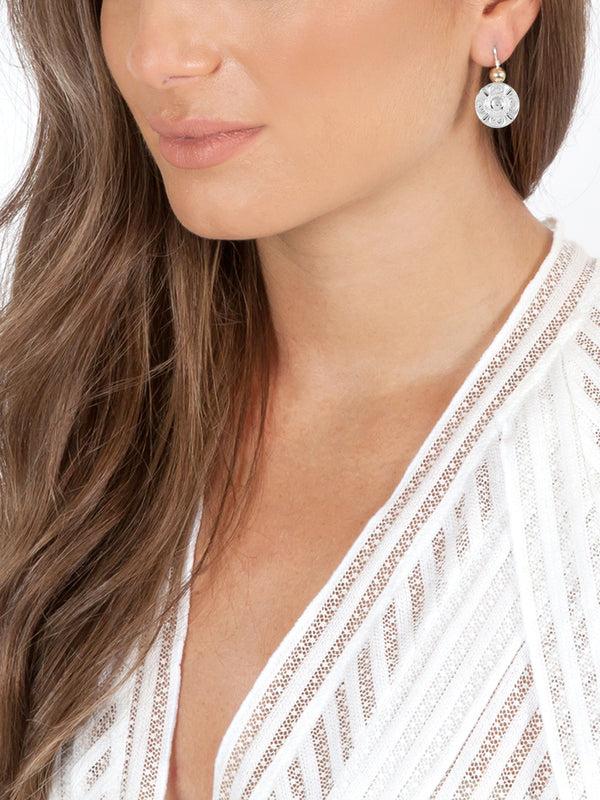 Fiorina Simple Vic Disc Earrings