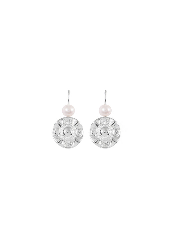 fiorina Simple Vic Disc Earrings