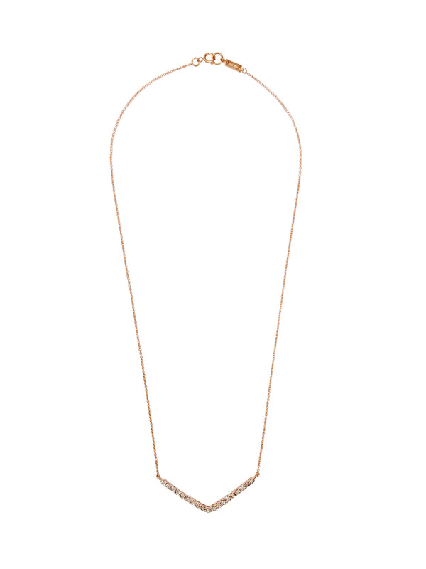 Fiorina Gold And Diamond V Necklace Yellow Gold (Pre-Order)Variant Sold Out Or Unavailable