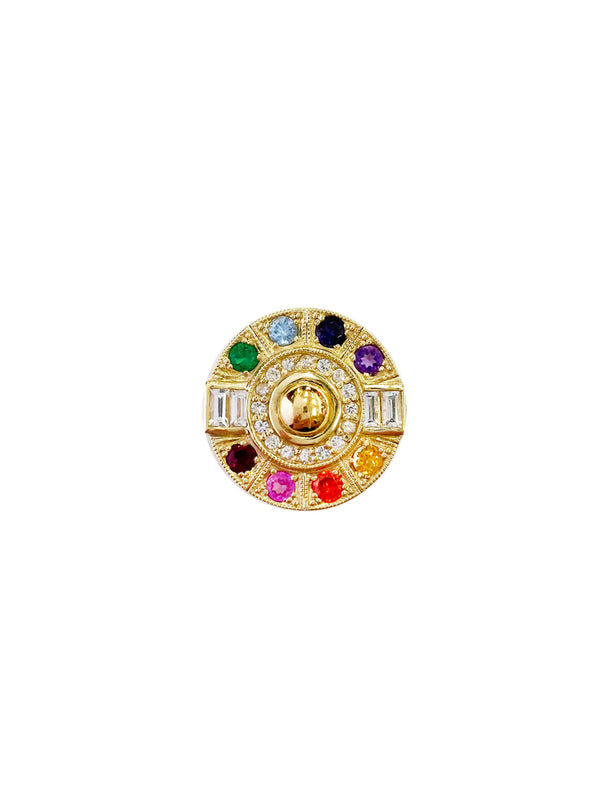 Fiorina Gold Aztec Ring Hydrothermal EmeraldVariant Sold Out Or Unavailable