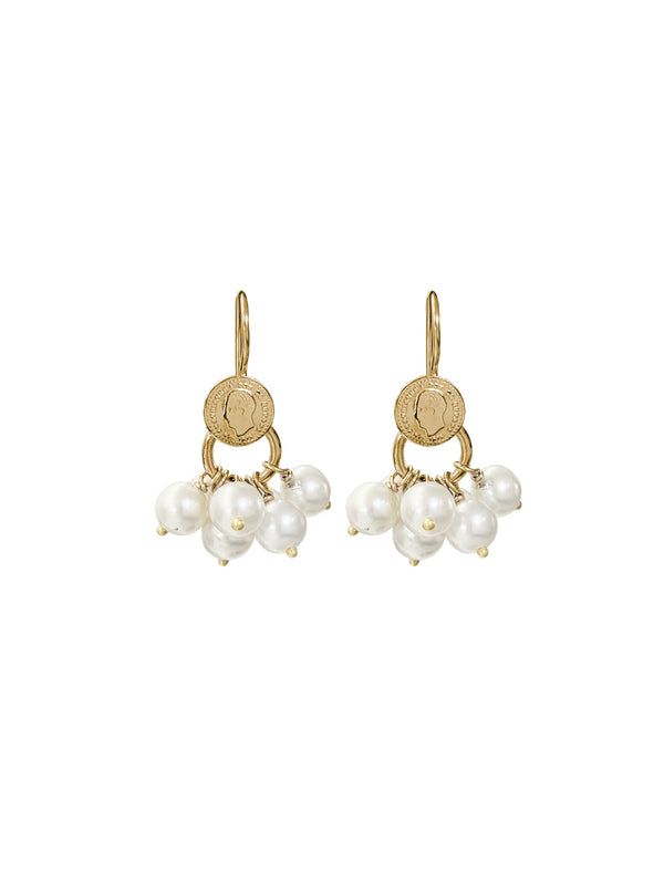 fiorina Gold Cha Cha Earrings PearlVariant sold out or unavailable