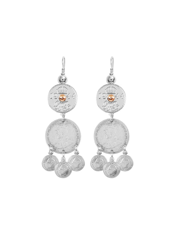 Fiorina Joy Gypsy Coin Earrings GarnetVariant Sold Out Or Unavailable