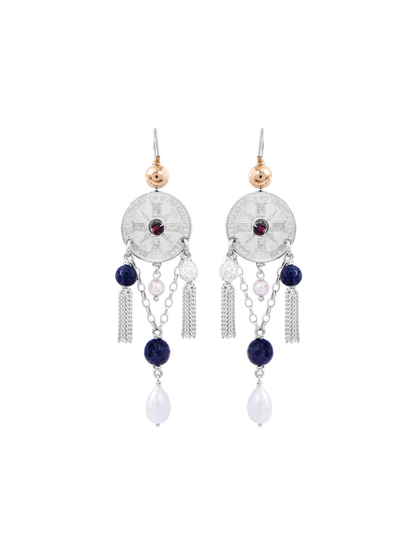 fiorina Raj Princess Earrings SapphireVariant sold out or unavailable