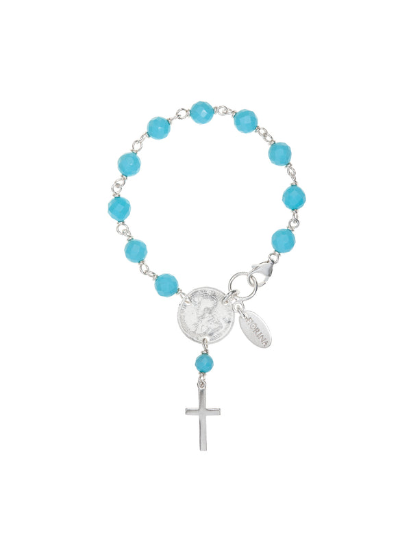 fiorina Rosary Bracelet - 8mm TurquoiseVariant sold out or unavailable
