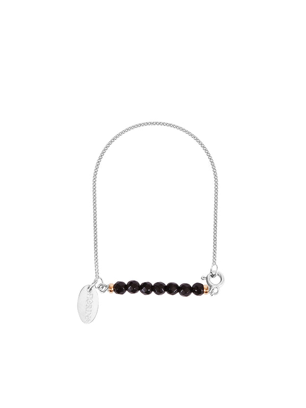 fiorina Silver Friendship Bracelet Black OnyxVariant sold out or unavailable