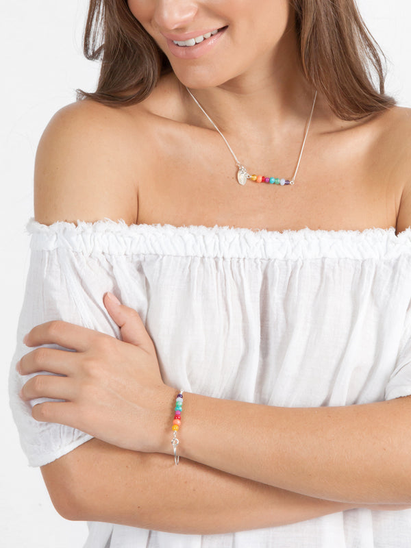 Fiorina Silver Friendship Necklace Black OnyxVariant Sold Out Or Unavailable