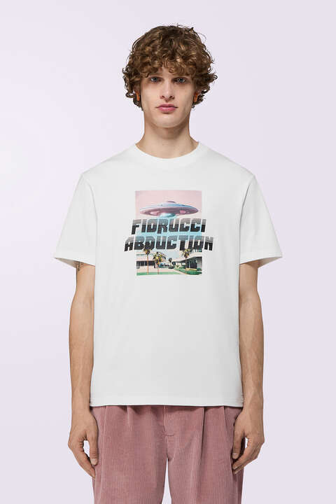 fiorucci Abduction Regular T-Shirt Cream