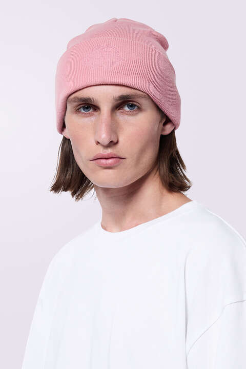 Fiorucci Angels Embroidered Beanie Pink