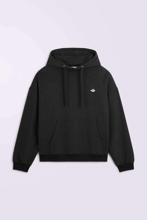 Fiorucci Angels Patch Hoodie Black