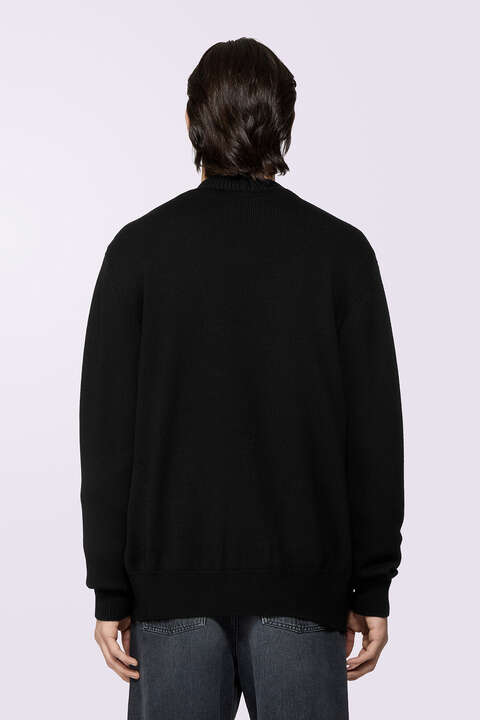 Fiorucci Angels Patch Knit Cardigan Black