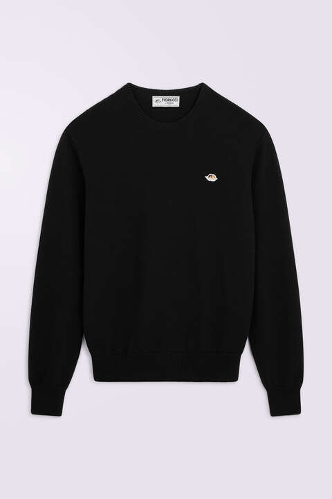 Fiorucci Angels Patch Knit Jumper Black