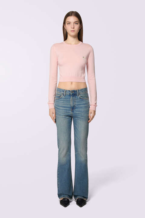 fiorucci Angels Patch Knit Jumper Pink