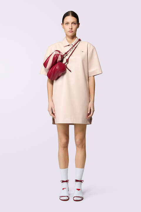 fiorucci Angels Patch Polo Mini Dress Pink