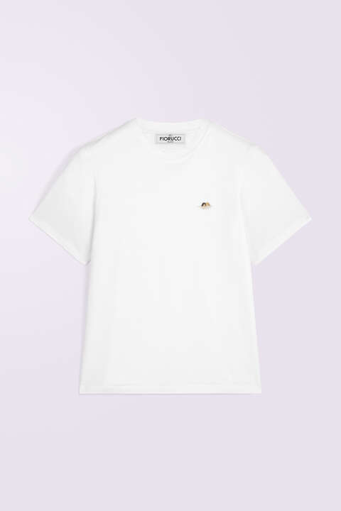 Fiorucci Angels Patch Regular T-Shirt White
