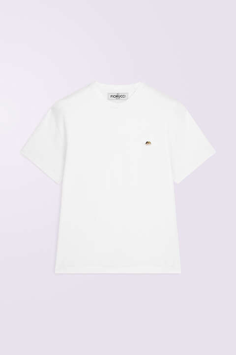 Fiorucci Angels Patch Relaxed T-Shirt White