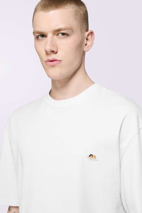 Fiorucci Angels Patch Relaxed T-Shirt White