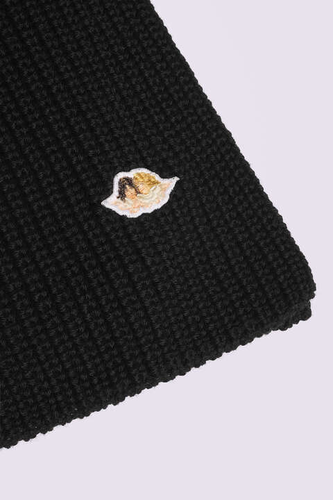 Fiorucci Angels Patch Scarf Black