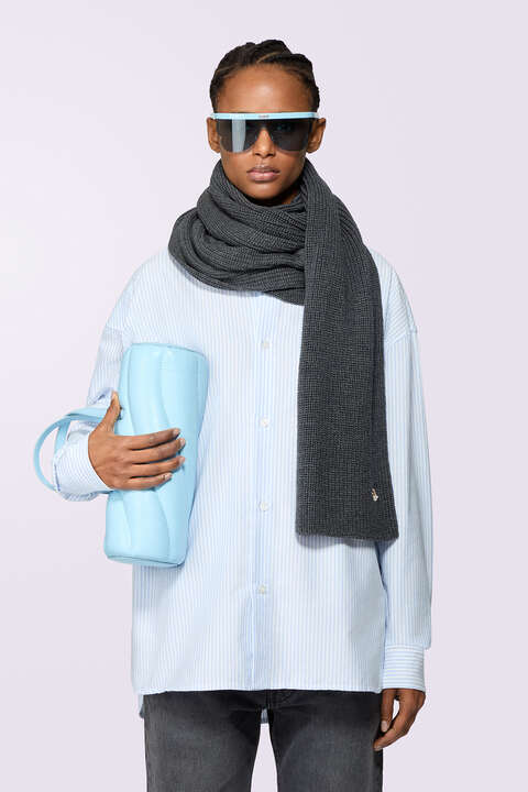 Fiorucci Angels Patch Scarf Grey