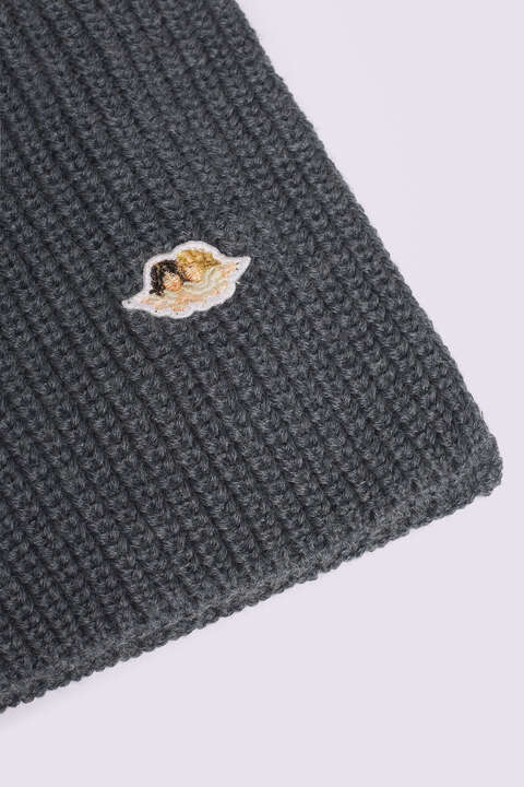 Fiorucci Angels Patch Scarf Grey