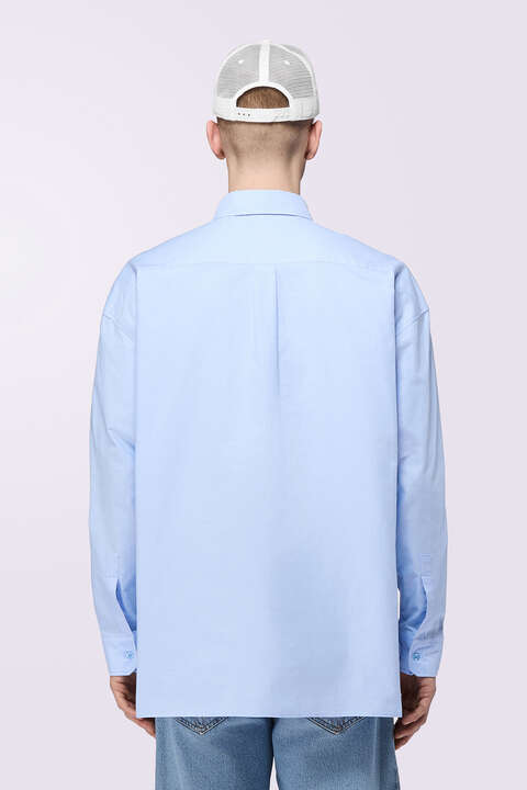 Fiorucci Angels Patch Shirt Blue