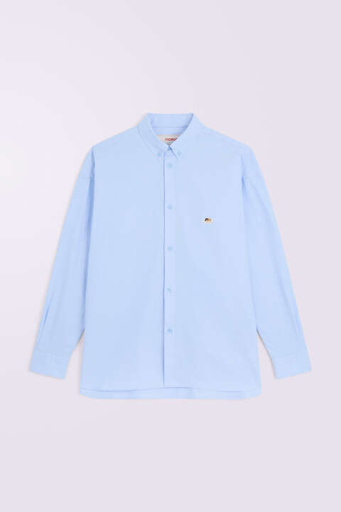 Fiorucci Angels Patch Shirt Blue