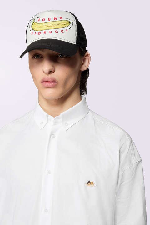 Fiorucci Angels Patch Shirt White