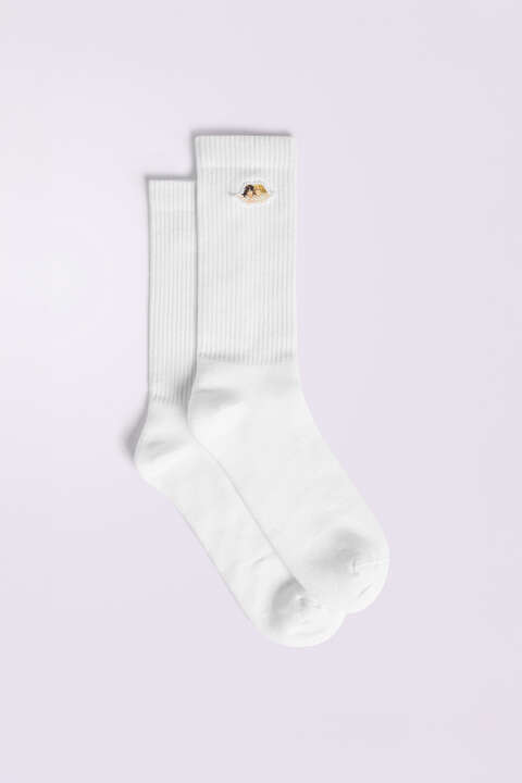 fiorucci Angels Patch Socks White