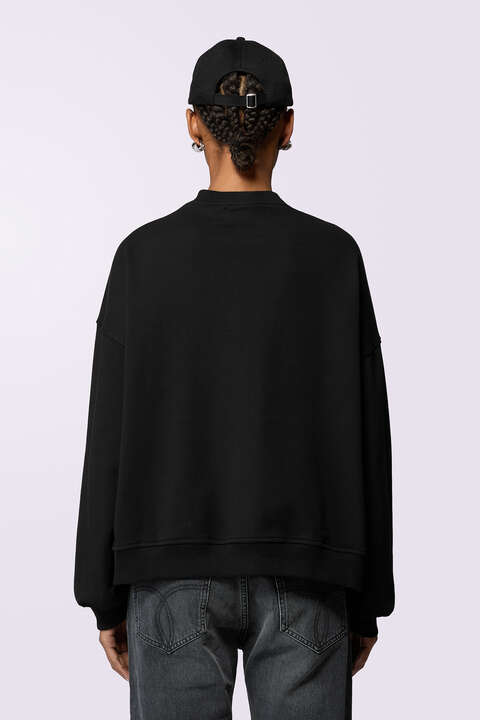 Fiorucci Angels Patch Sweatshirt Black