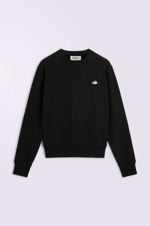 Fiorucci Angels Patch Sweatshirt Black