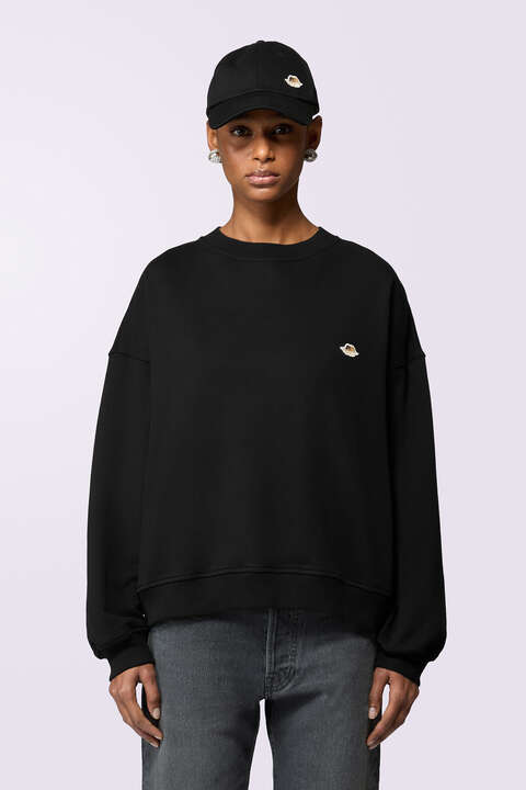 fiorucci Angels Patch Sweatshirt Black