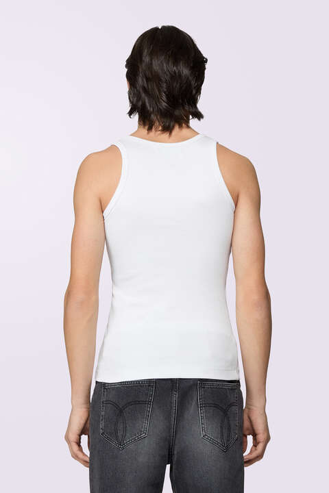 Fiorucci Angels Patch Tank Top White