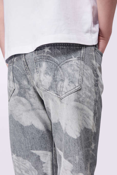 Fiorucci Angels Straight Fit Jeans Black