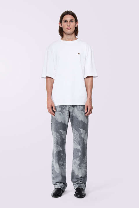 fiorucci Angels Straight Fit Jeans Grey