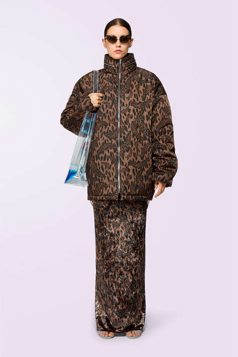 fiorucci Banimalier Nylon Jacket Brown