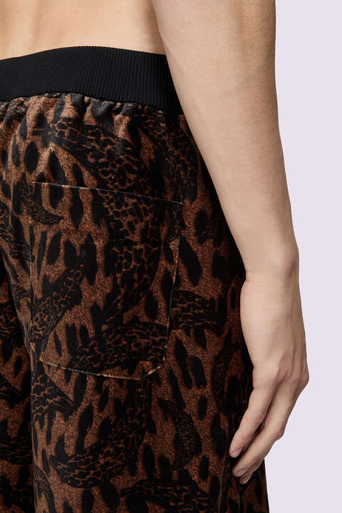 Fiorucci Banimalier Velour Bermuda Shorts Multi