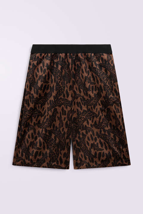 Fiorucci Banimalier Velour Bermuda Shorts Multi