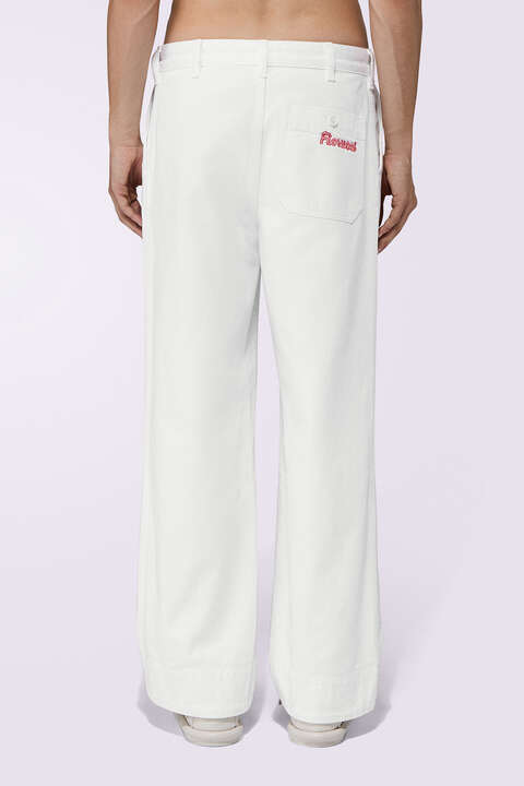 Fiorucci Candy Logo Trousers White