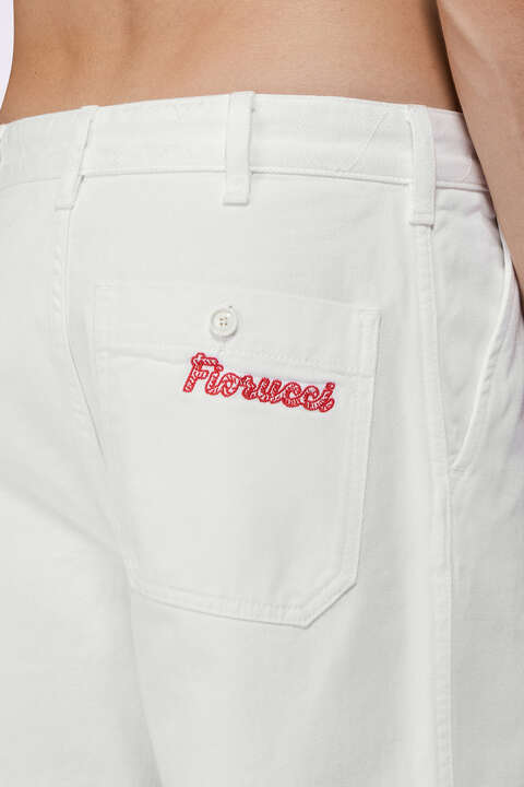 Fiorucci Candy Logo Trousers White