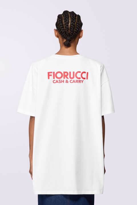 Fiorucci Cash And Carry Mini T-Dress White