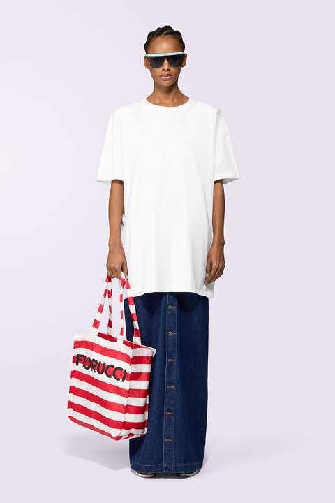 fiorucci Cash and Carry Mini T-Dress White