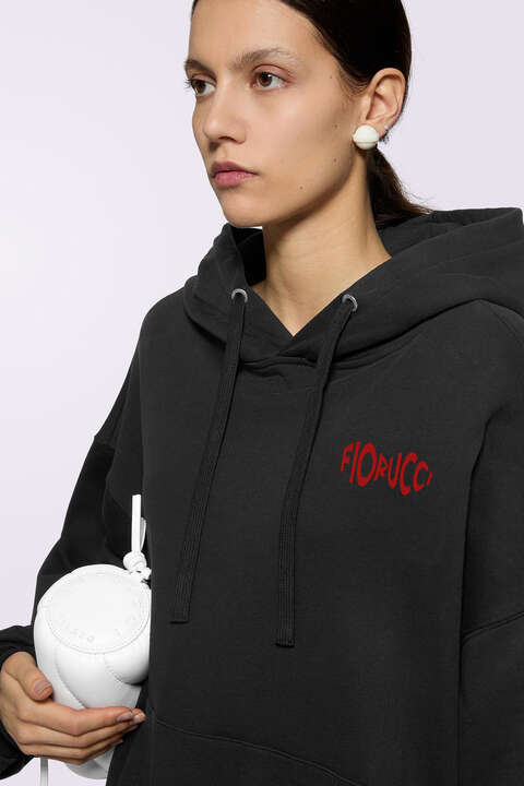Fiorucci Cherry Mouth Hoodie Black