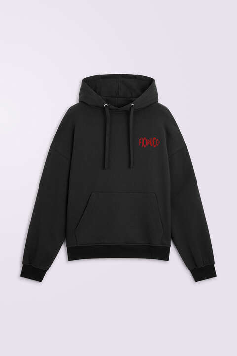 Fiorucci Cherry Mouth Hoodie Black
