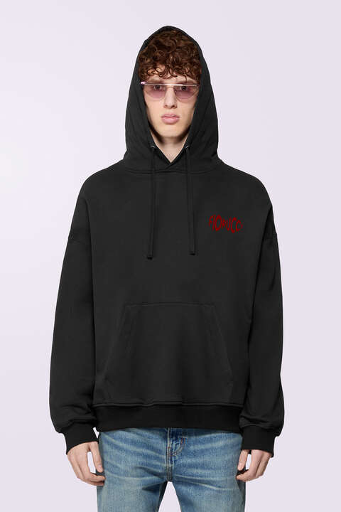 fiorucci Cherry Mouth Hoodie Black