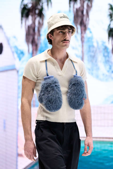 Fiorucci Cool Generation Bucket Hat Cream