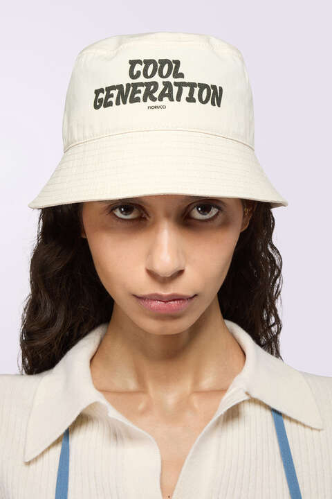 Fiorucci Cool Generation Bucket Hat Cream
