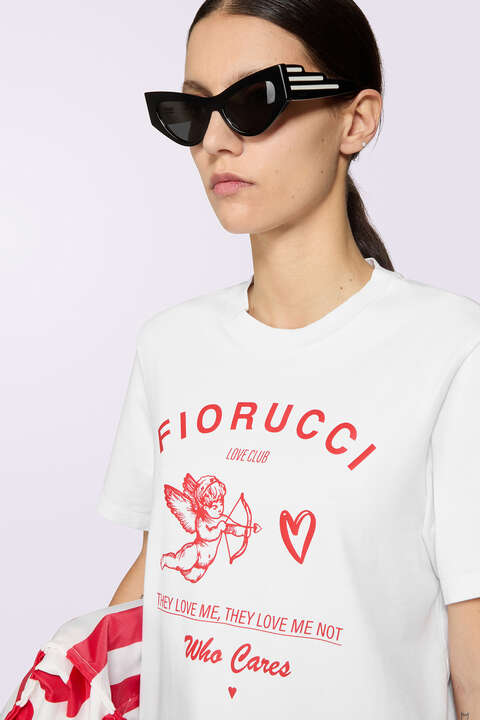 fiorucci Cupid Love Club T-Shirt White