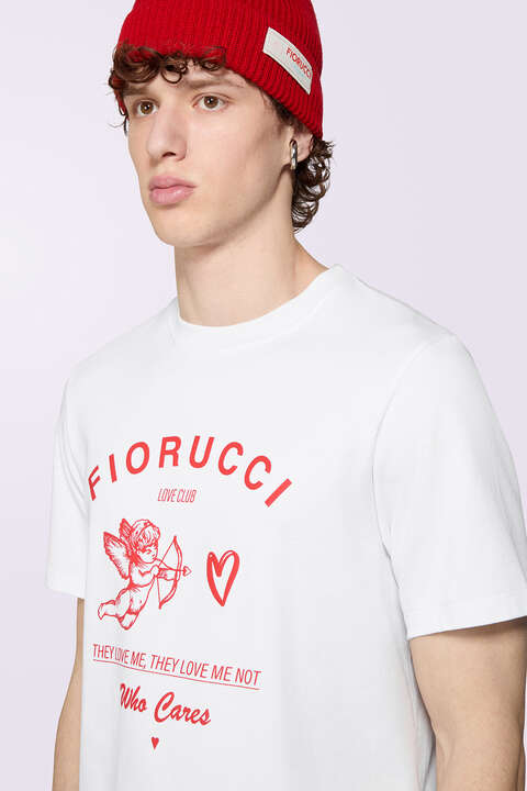 Fiorucci Cupid Love Club T-Shirt White