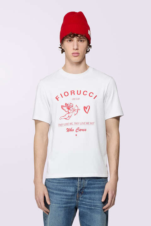 fiorucci Cupid Love Club T-Shirt White