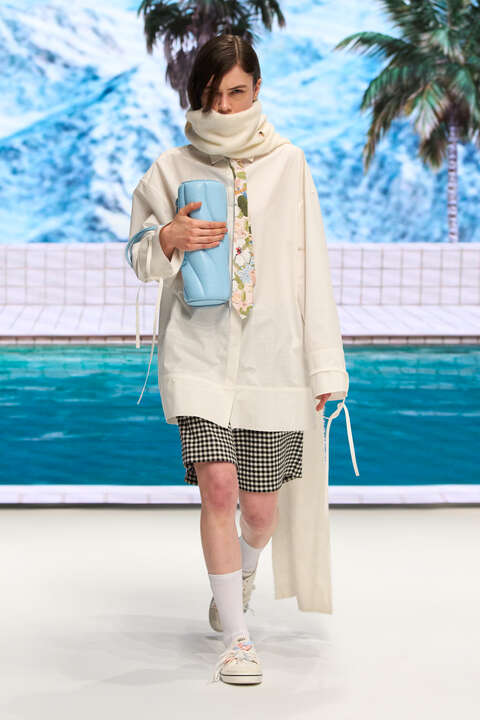 Fiorucci Drawstring Shirt White